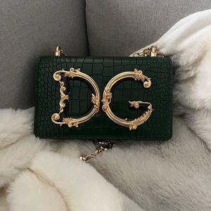 Never used! New D&G Crock Calfskin bag